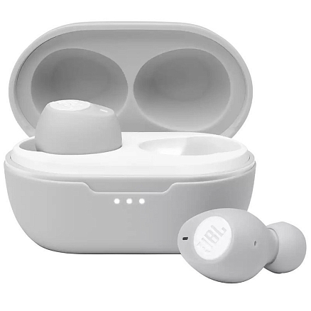 Наушники беспроводные Bluetooth JBL Tune 115 TWS вакуумные с микрофоном белые