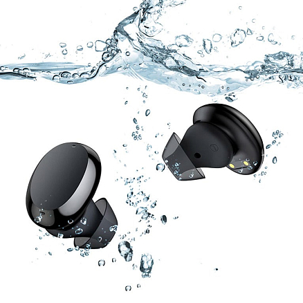 Наушники TWS беспроводные Bluetooth Baseus W11 вакуумные с микрофоном черные