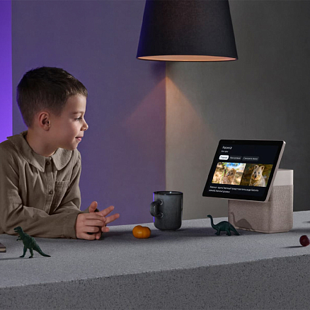 Колонка с умным дисплеем Яндекс Станция Дуо Макс (бежевый)