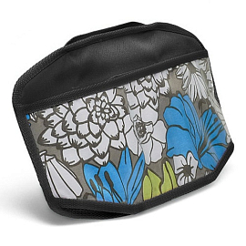 Накидка на спинку сиденья с держателем для игрушек Тренд Лайнин Тойз черная