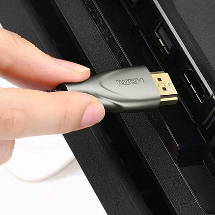 Кабель HDMI - HDMI (папа - папа) длина 1,5 м версия 2.0 4Kx2K 60Hz плетеный Ugreen HD131-50107