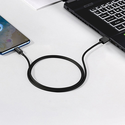 Кабель USB - MicroUSB для зарядки 2 м 2A Baseus Superior черный