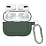 Чехол для наушников AirPods Pro силиконовый Hang полуночный зеленый