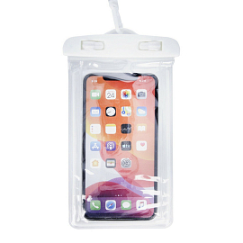Водонепроницаемый чехол для телефона 4.8-5.8 дюйма GreenGo Glow размер 10х17,5 см белый