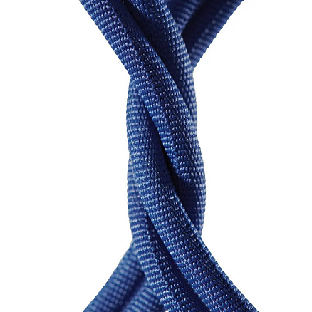 Кабель USB - Lightning для зарядки iPhone 1,2 м 2.4А плетеный Baseus Crystal Shine синий