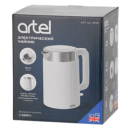 Электрочайник Artel ART-KE-0910 1,7 л белый