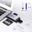 Картридер USB 3.0 для SD, MicroSD, CF и MS Ugreen CM180-50541 серо-черный