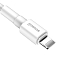 Кабель USB - Lightning для зарядки iPhone 1 м 2.4А Baseus Mini белый