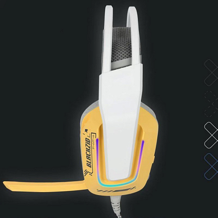 Наушники Blackzid H1 Rhino полноразмерные с микрофоном и RGB подсветкой игровые