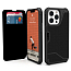 Чехол для iPhone 13 Pro гибридный для экстремальной защиты - книжка Urban Armor Gear UAG Metropolis Kevlar черный