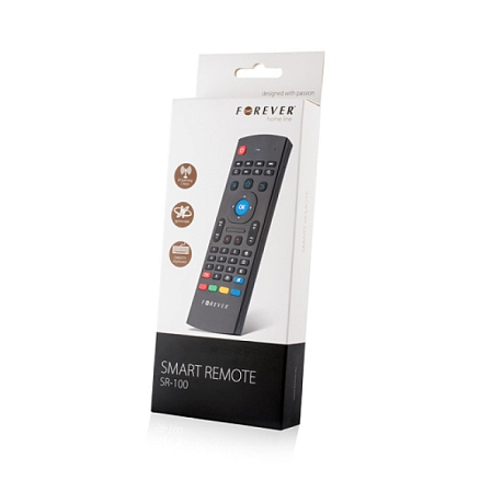 Пульт управления для ПК, Smart TV, Android TV с клавиатурой Forever SR-100 универсальный