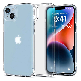 Чехол для iPhone 14 гибридный Spigen Ultra Hybrid матовый прозрачный