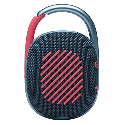 Портативная колонка JBL Clip 4 с защитой от воды сине-розовая