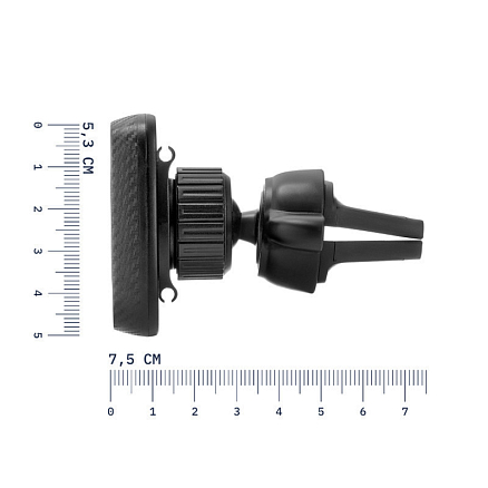 Держатель автомобильный в решетку обдува магнитный Rocket Fix черный