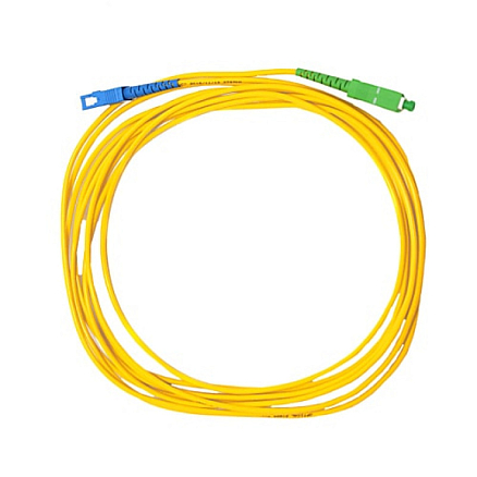 Оптический патч-корд SC/APC-SC/UPC Simplex 10 м Dtech