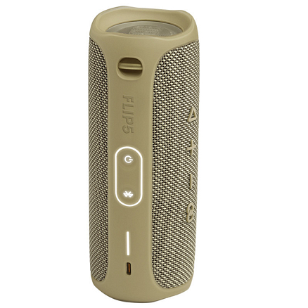 Портативная колонка JBL Flip 5 с защитой от воды бледно-желтая