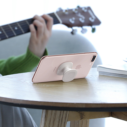 Попсокет (держатель) для телефона Baseus SUMQN-02 белый