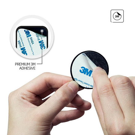 Наклейка на телефон для магнитного держателя Spigen MP-4P 4 шт.