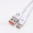 Кабель Type-C - USB для зарядки 1 м 3А Digitalpart TC-308 белый