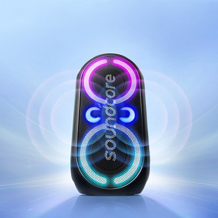Портативная колонка Anker SoundCore Rave Party 2 для вечеринок с защитой от воды и подсветкой черная