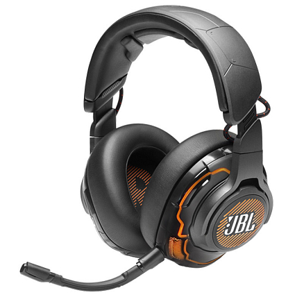 Наушники JBL Quantum One полноразмерные с микрофоном и активным шумоподавлением игровые черные