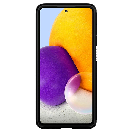Чехол для Samsung Galaxy A72 гибридный для экстремальной защиты Spigen SGP Tough Armor темно-серый