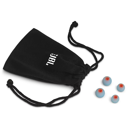 Наушники JBL Tune 210 вакуумные с микрофоном и плоским проводом серо-белые