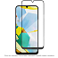 Защитное стекло для iPhone 15 Pro на весь экран противоударное VLP A-Glass 2.5D черное