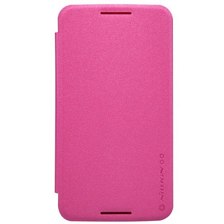 Чехол для Motorola Nexus 6 книжка NillKin Sparkle розовый