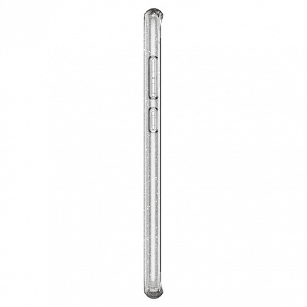 Чехол для Samsung Galaxy S8+ G955F гелевый с блестками Spigen SGP Liquid Crystal Glitter прозрачный серый