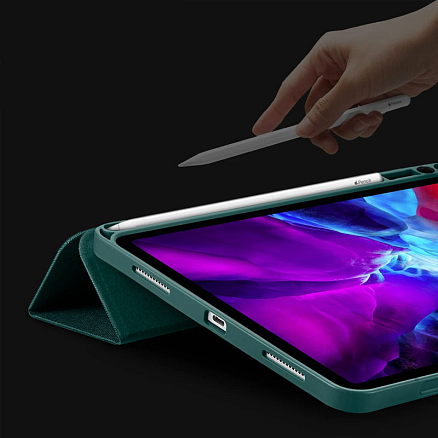 Чехол для iPad Pro 11, Pro 11 2020, Pro 11 2021 книжка Spigen Urban Fit темно-бирюзовый