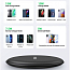 Беспроводная зарядка для телефона 15W Ugreen CD186 (быстрая зарядка) черная