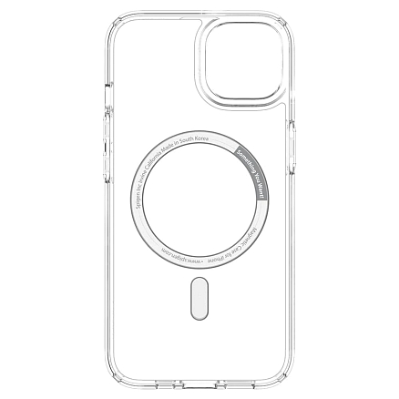 Чехол для iPhone 13 гибридный Spigen Ultra Hybrid MagSafe прозрачно-черный