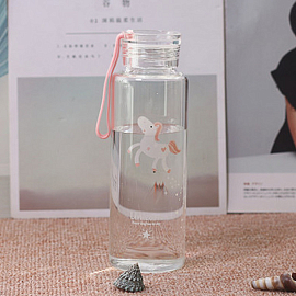 Бутылка для воды Unicorn 480 мл розовая