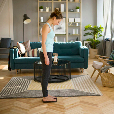 Умные напольные весы Picooc Mini (Bluetooth) размер 26х26 см черные