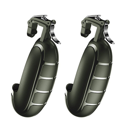 Триггеры (джойстик) для телефона Baseus Grenade (2 кнопки) темно-зеленые