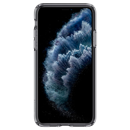 Чехол для iPhone 11 Pro гелевый ультратонкий Spigen SGP Liquid Crystal прозрачный черный