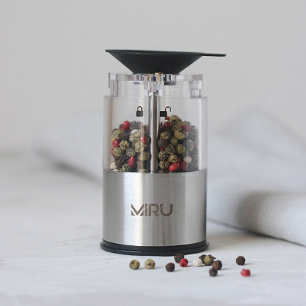 Электрическая мельница для специй Miru Velor черная