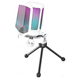 Микрофон для стрима с поп-фильтром Fifine A6VW белый