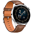 Умные часы Huawei Watch 3 GLL-AL04 с кожаным ремешком коричневые