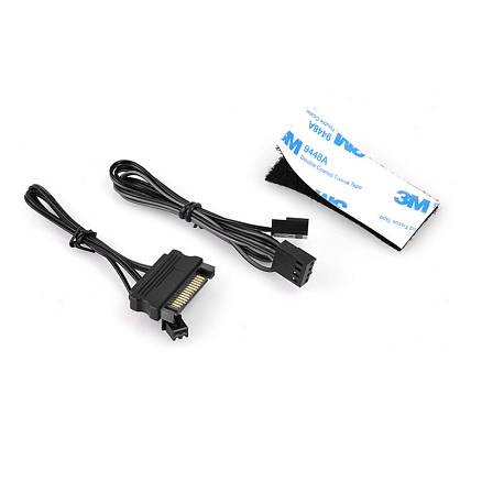 Разветвитель питания на 10 вентиляторов (кулеров) для корпуса ПК Deepсool FH-10 черный