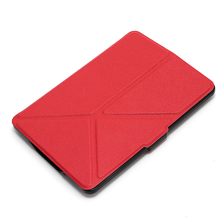 Чехол для Amazon Kindle Paperwhite (2015), 3 (2017) кожаный Nova-06 Origami красный