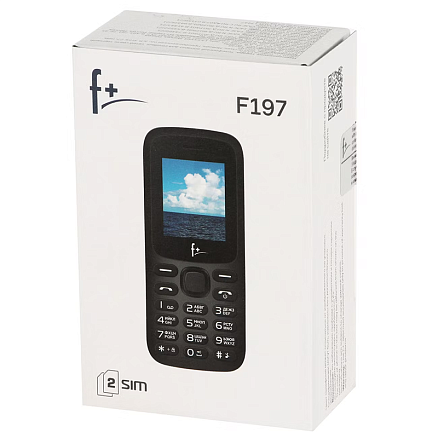 Мобильный телефон F+ F197 черный