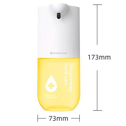 Дозатор (диспенсер) для жидкого мыла сенсорный Xiaomi Simpleway (ZDXSJ02XW) желтый 