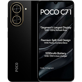 Смартфон Poco C71 4GB/128Gb черный