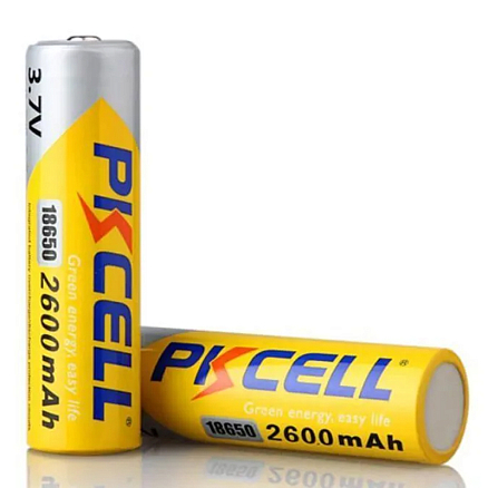 Аккумулятор 18650 Li-Ion 2600 мАч Pkcell ICR18650