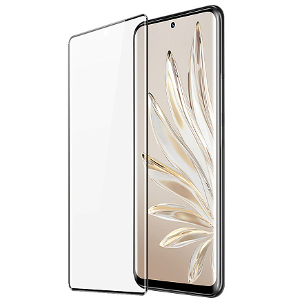 Защитное стекло для Huawei Nova Y70, Y70 Plus на весь экран противоударное Dux Ducis 10D черное