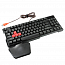 Клавиатура A4Tech Bloody B530 USB механическая с подсветкой влагозащитная игровая черно-красная