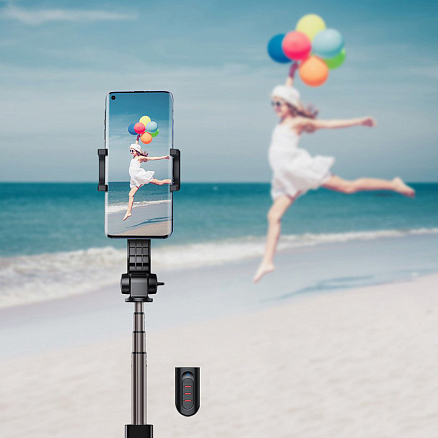 Монопод-стабилизатор со штативом Baseus Lovely Gimbal 1-осевой черный