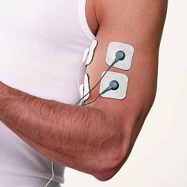 Массажер импульсный (миостимулятор) для мышц универсальный Sanitas SEM43 белый